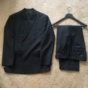 Gently Worn Calvin Klein Pinstripe Suit - Slim Fit